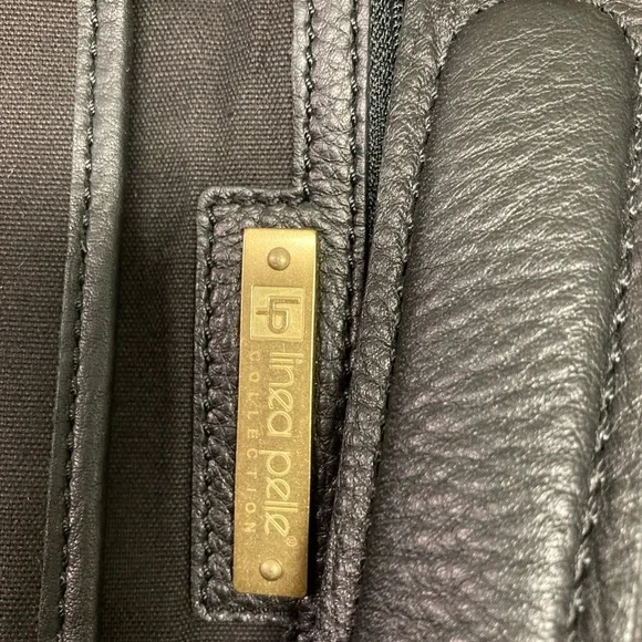 Linea Pelle Woven Leather Black Bag BNWT!! - Picture 9 of 16